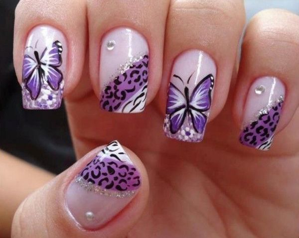 butterfly nail art-12