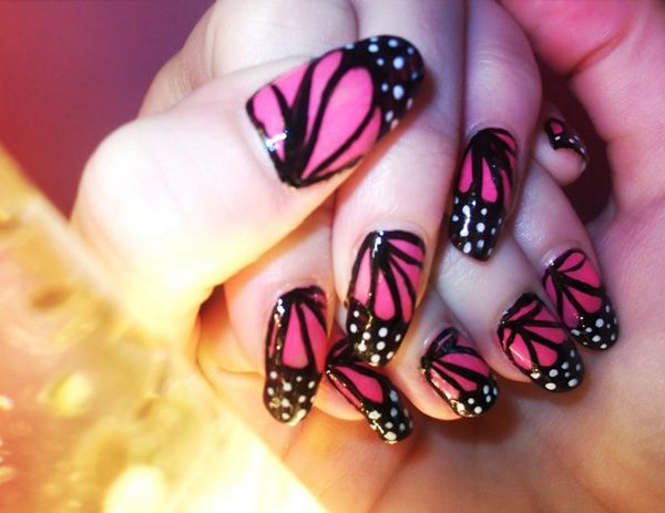 butterfly nail art-22