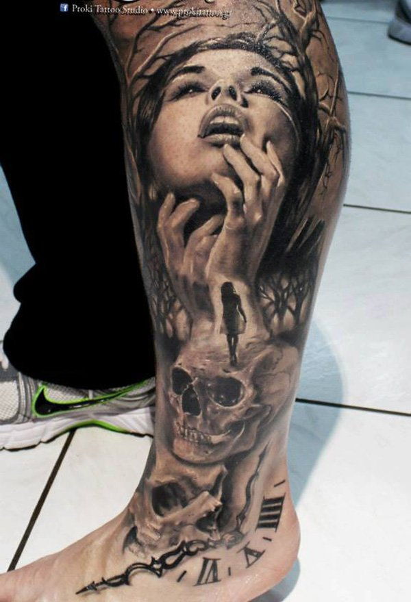 35 Szörnyű zombi tetoválás