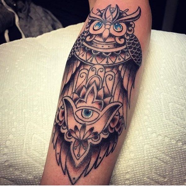 35 Idei de tatuaje incredibile Hamsa