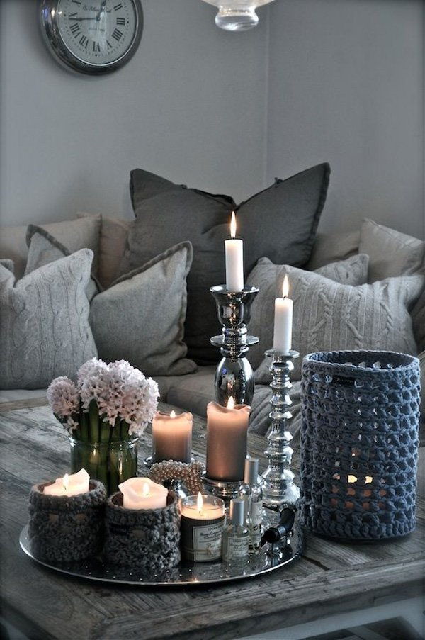 Elegáns gray living room