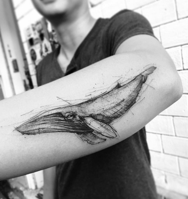 35 idei de tatuaje de balenă