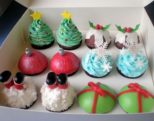 Karácsony Cupcakes Decoration Ideas How To Decorate Top Of A - Awesome Christmas Moment