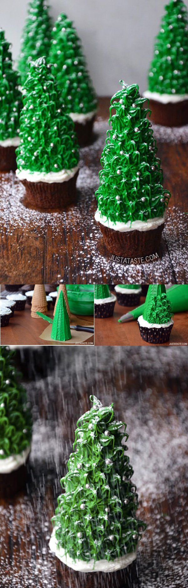 karácsonyfa-cupcakes