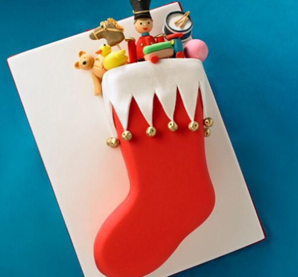 festiv-ciorap-umplere-Crăciun-tort