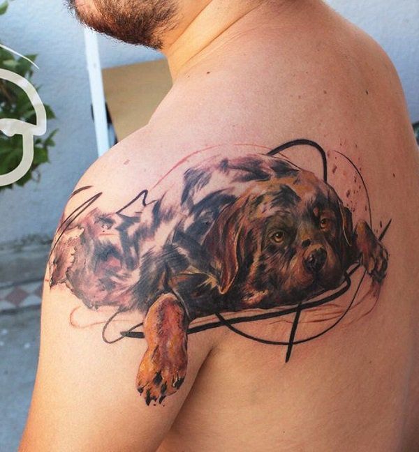 40+ Cute Dog Tattoo Ideas