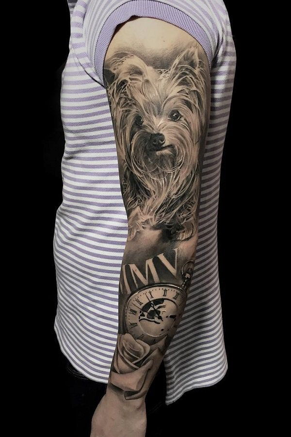 40+ Mielių šunų tatuiruotės idėjos