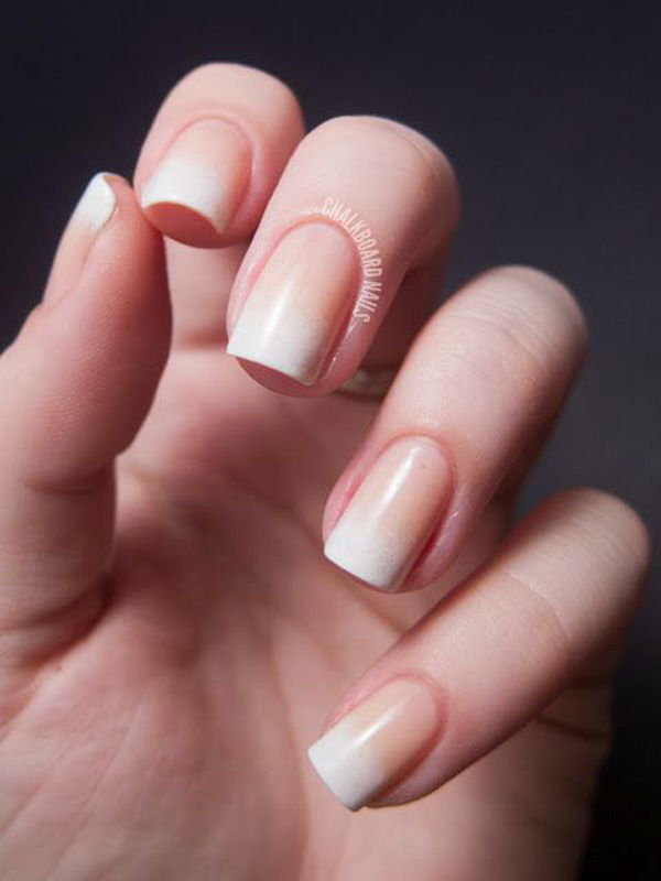 Gradiens french manicure