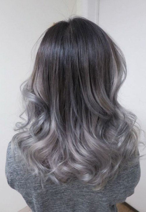 40 Gray Ombre Hair Ideas
