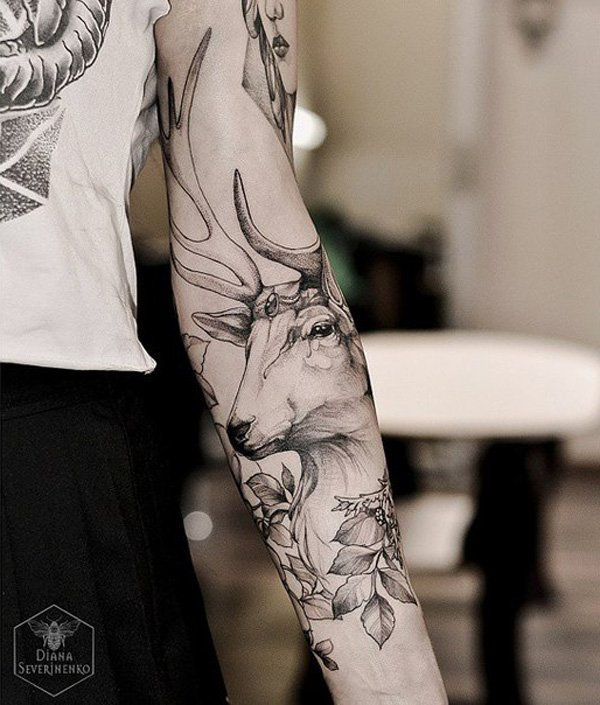 elnias sleeve tattoo