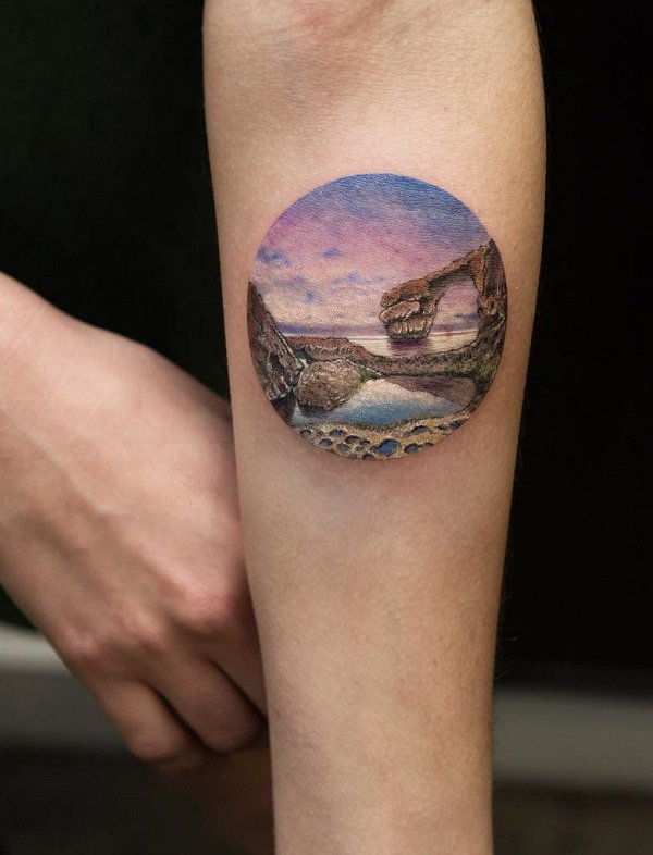 40 Landscape Tattoo Ideje