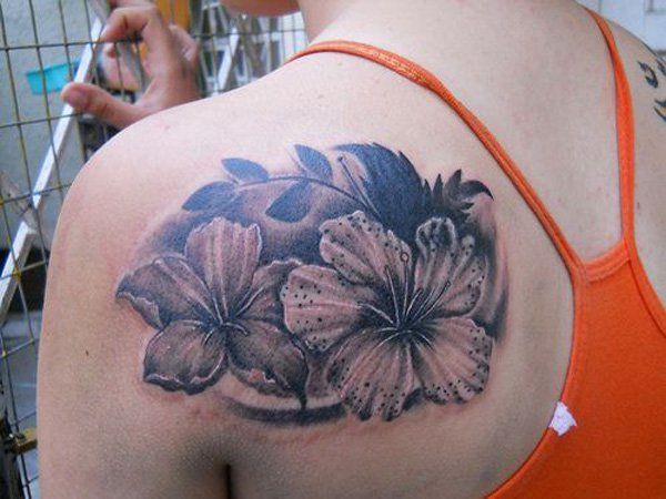 40 Magnificent Hibiscus Virág Tetoválás