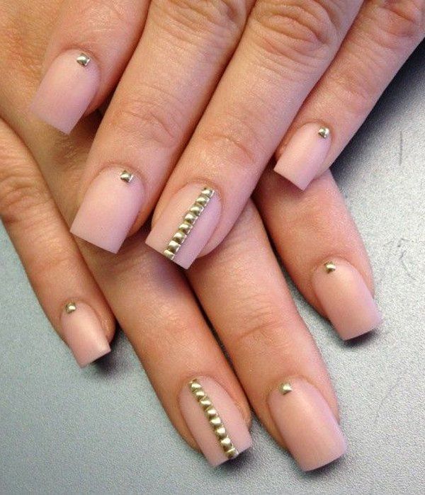 Nude color nail art-25