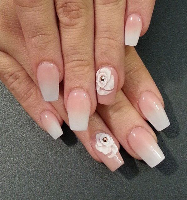 Nude color nail art-2