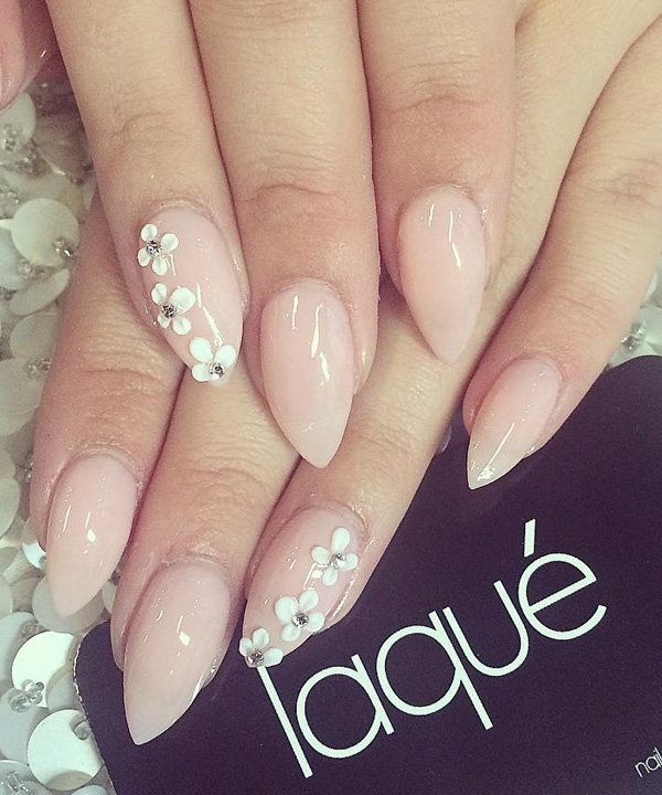 Nude color nail art-3