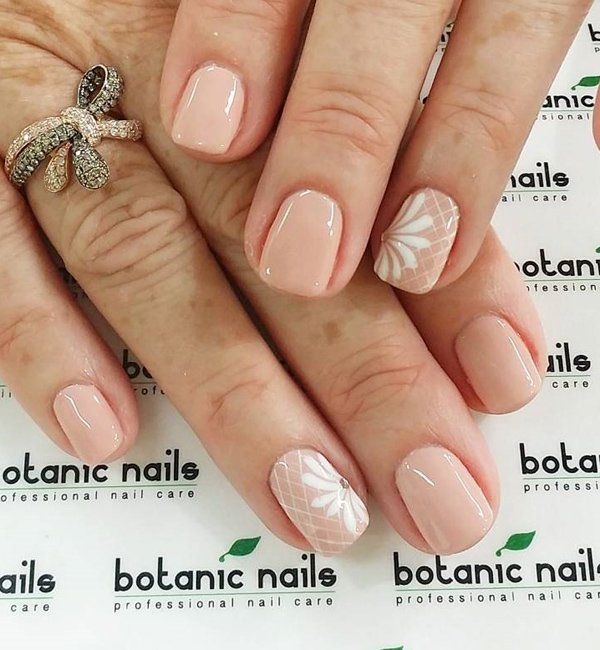 Nude color nail art-4