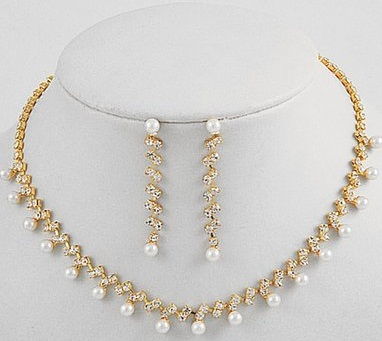 arany-gyöngyház necklace2