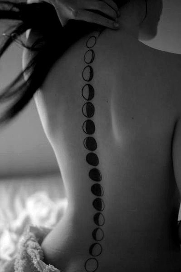 Lună spine tattoo-26