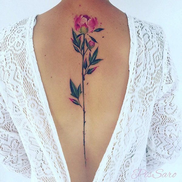 gėlių stuburo-tatuiruotė-39