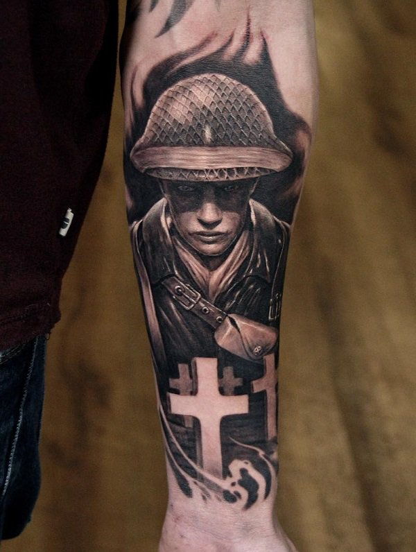 40+ Stunning War Themed Tattoos
