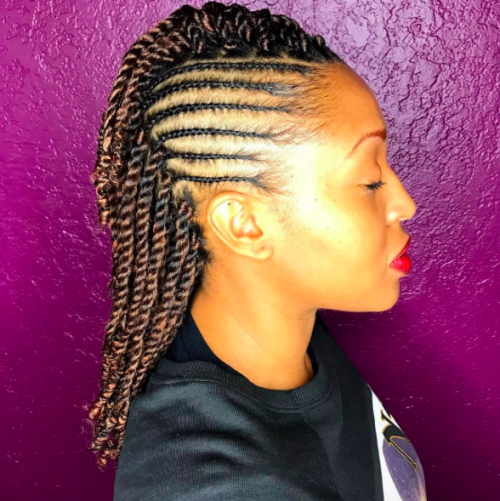 40 Twist Hairstyles for Natural Hair 2017 6