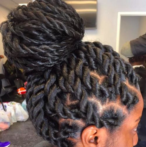 40 Twist Hairstyles for Natural Hair 2017 14