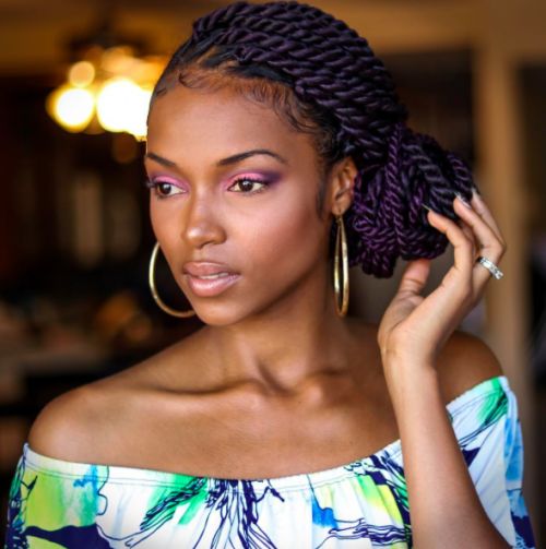 40 Twist Hairstyles for Natural Hair 2017 15