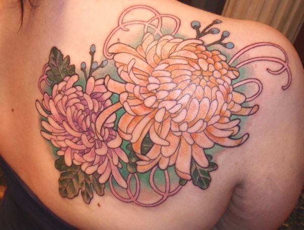 45 Beautiful Chrysanthemum Tattoo Ideas
