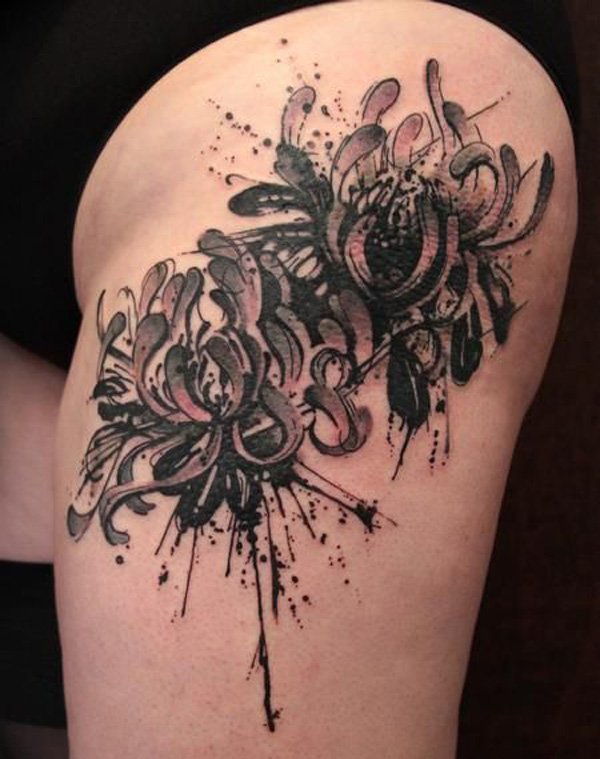 45 Beautiful Chrysanthemum Tattoo Ideas
