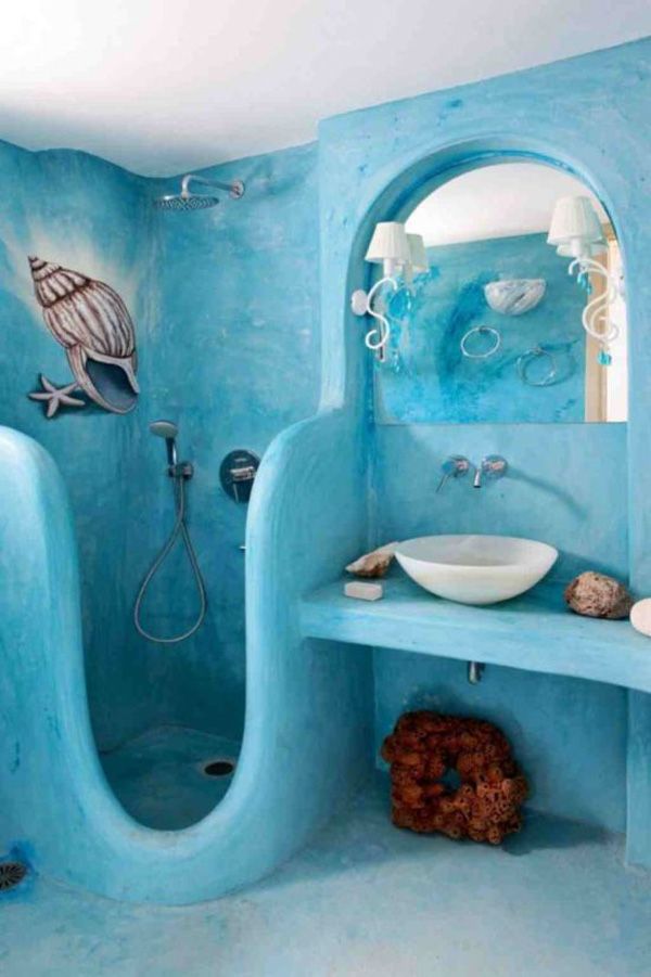 De coastă style bathroom idea