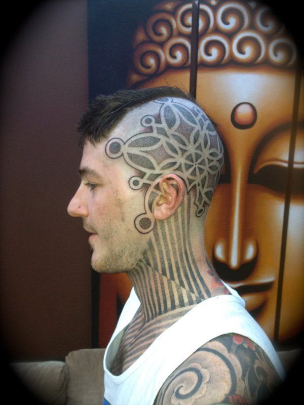 45 Crazy Tattoos on Head