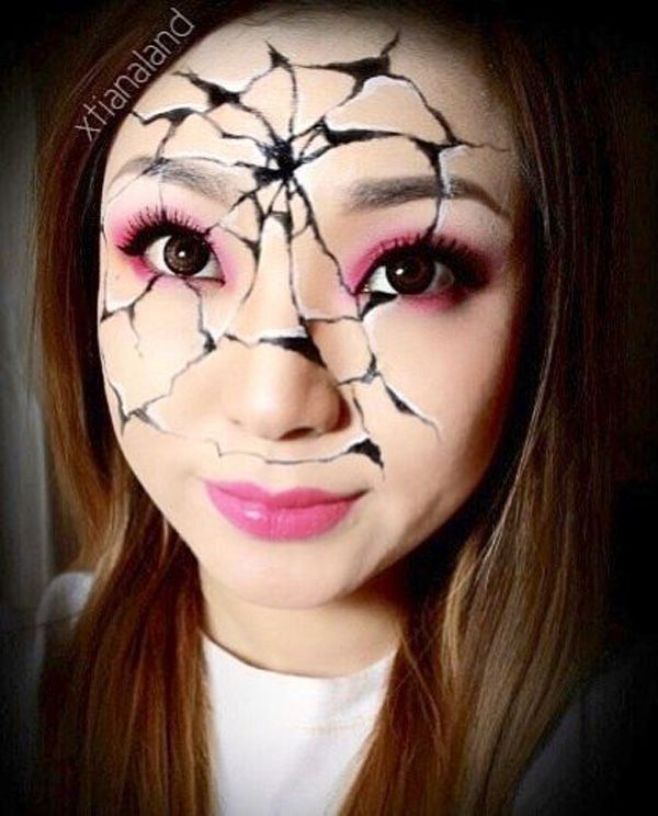 Halloween Makeup - Smashed Glass