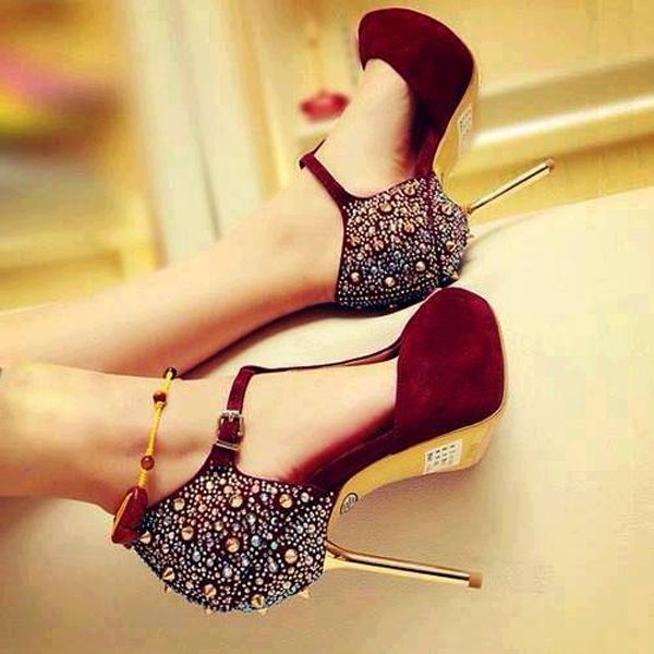 črpalke sweet bowtie shoes high heel shoes