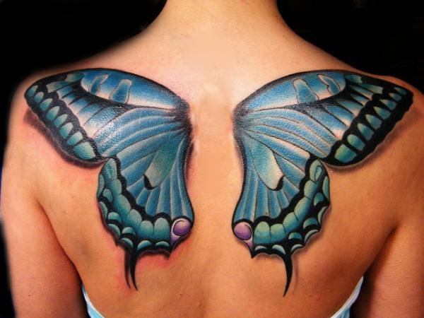 45+ tatuaje incredibile 3D fluture