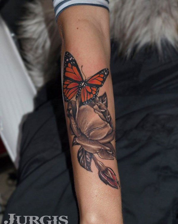 48 3D Butterfly Tattoo