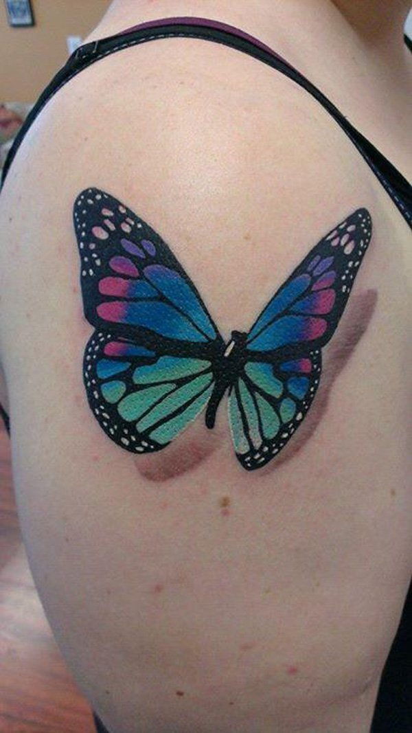 40 3D Butterfly Tattoo
