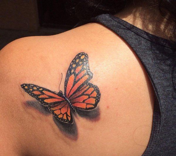 43 3D Butterfly Tattoo
