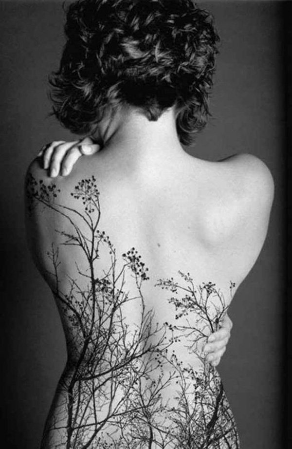 forest back tattoo-8