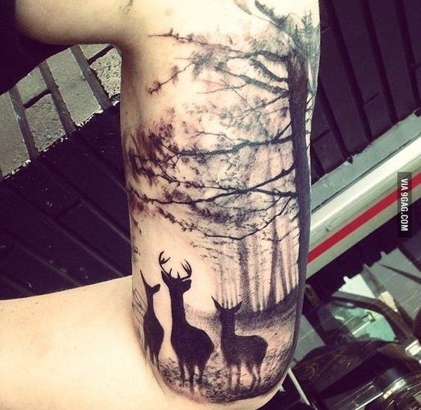 gozd and deer tattoo-29