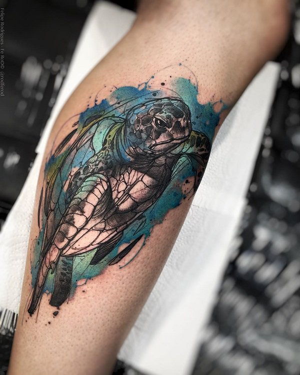 45+ Turtle Tattoo Design Ideas