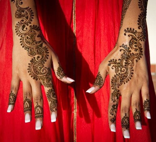bridal mehndi for palms and forearms