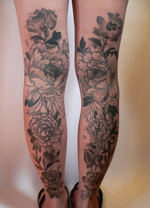 Pünkösdi rózsa calf tattoo-49