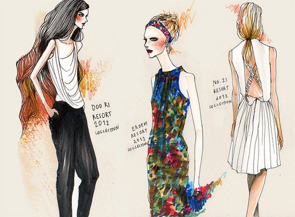 50 Amazing Fashion Sketches
