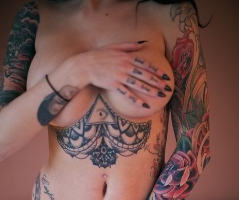 Hipster tattoos for breasts