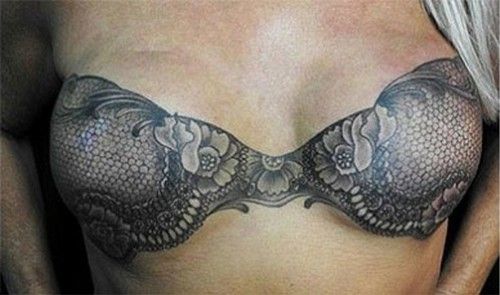 breast cancer awareness tattoo