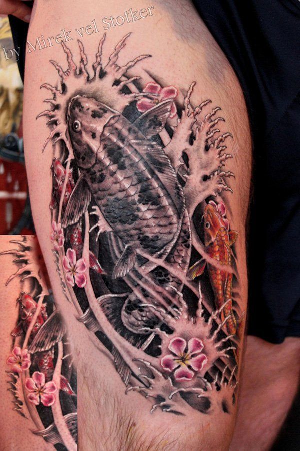 50 puikus žuvies tatuiruotės dizainas