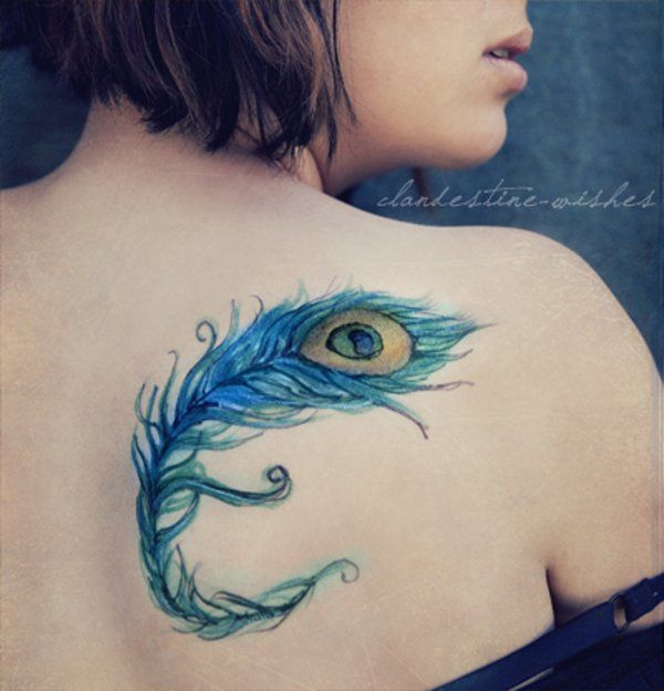 50 Designuri tatuaje frumoase cu pene