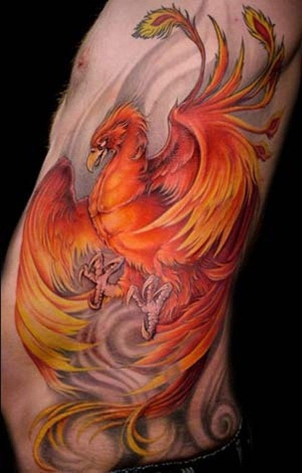 50 Beautiful Phoenix Tattoo Designs