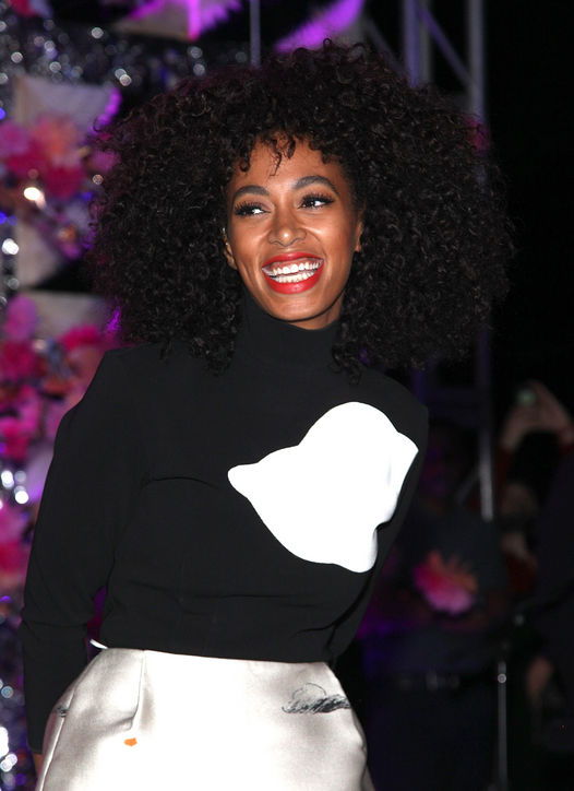 Solange Knowles Tight Curls