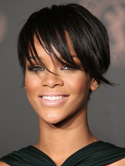 Rihanna cropped shag